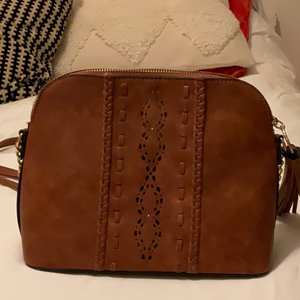 Faux leather bag